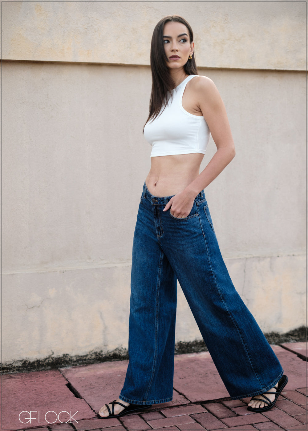 Low Waist Baggy Jean - 090425