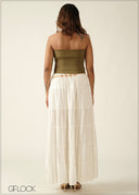 Tiered Maxi Skirt - 281225