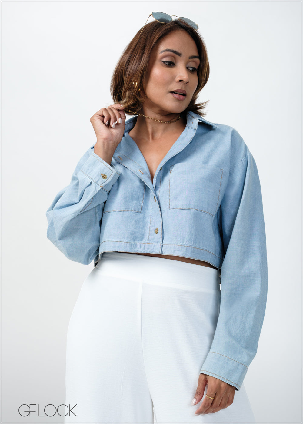 Relax Fit Denim Shirt - 090425