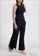 V-Neck Sleeveless Top - 051026
