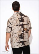 Oversize Revere Collar Shirt - 181025