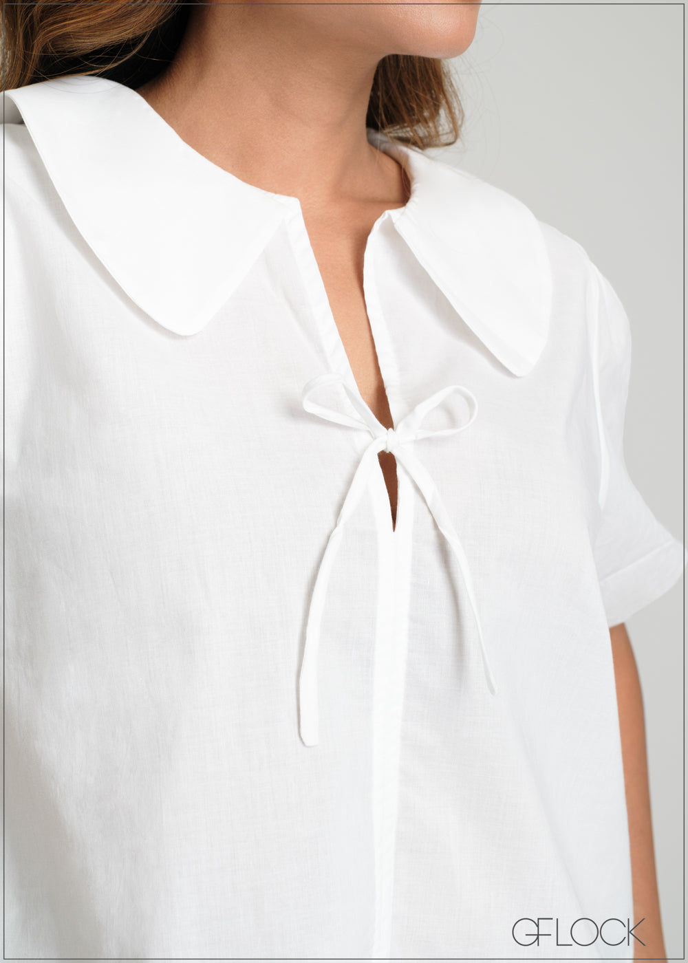 Platter Collared Blouse - 100425I