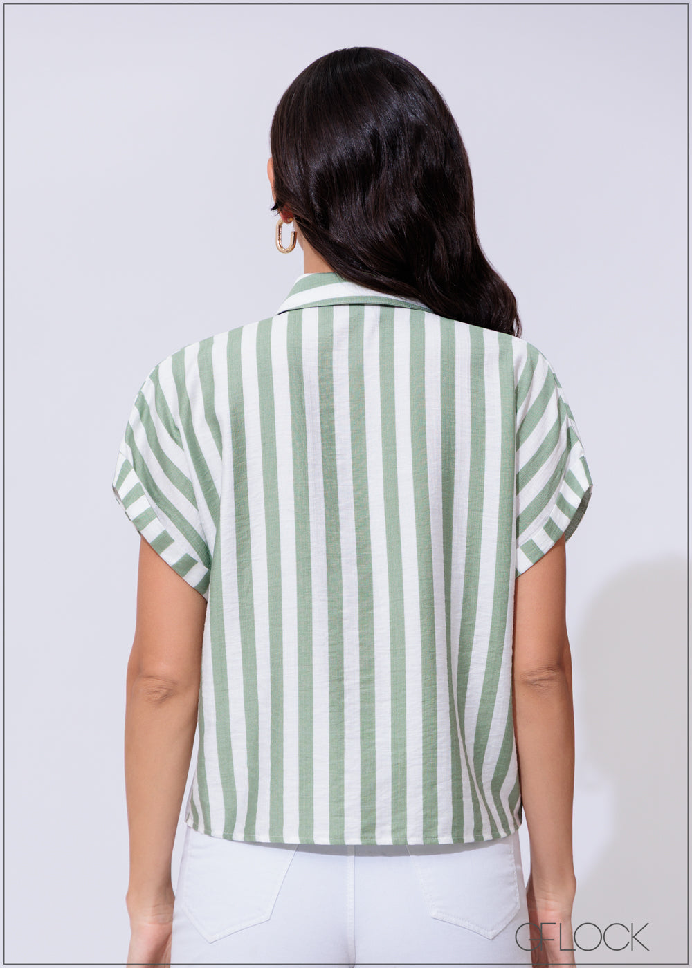 Stripe Printed Shirt - 300425