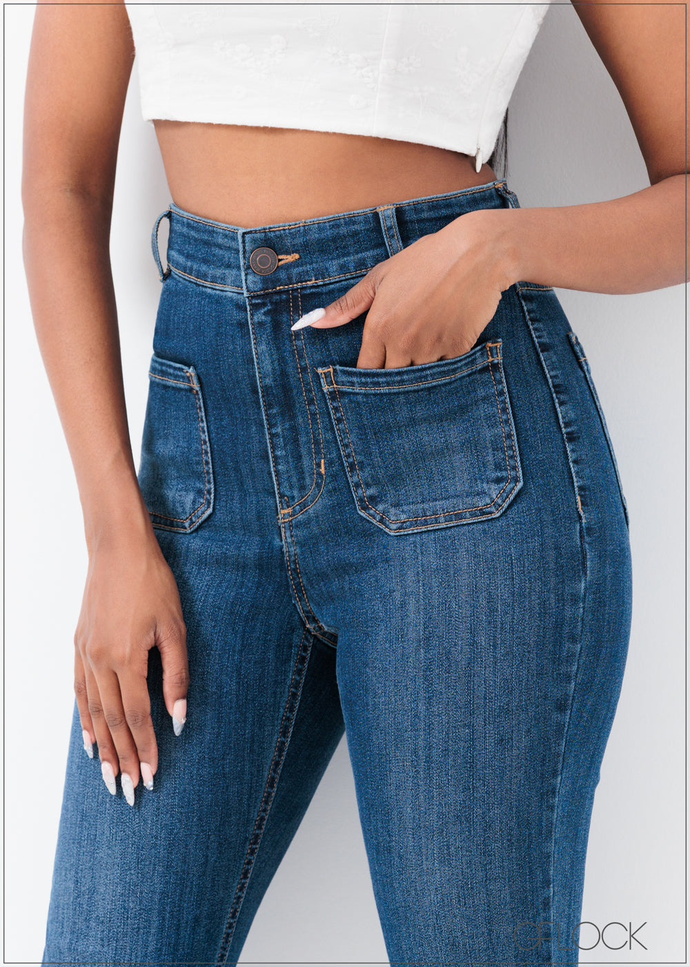 Front Pocket Detail Jean - 250625