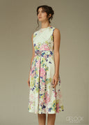 Garden Grace Midi Dress - 080826