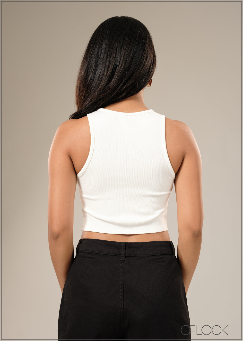 Sleeveless Crop Top - 100925