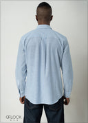 Long Sleeves Normal Collar Stripe Shirt - 281026