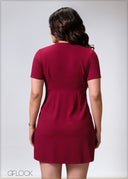 V-Neck Dress - 020625