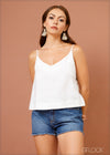 Linen Cami Top - 010923