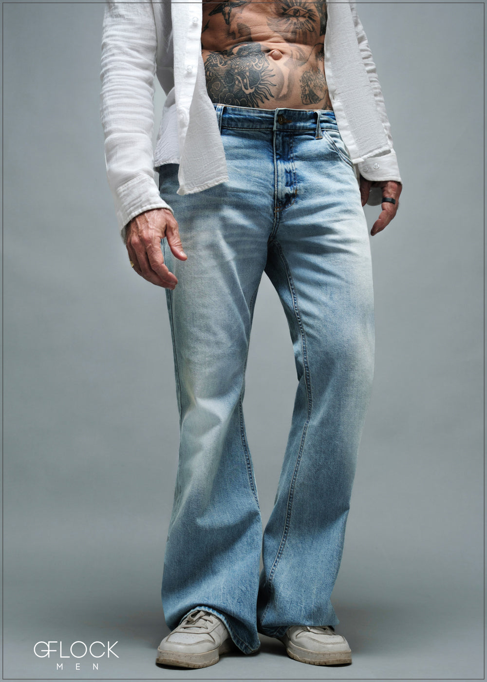 Men's Bootcut Jean - Short Length - 010925