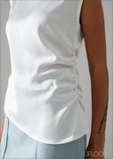 Cap Sleeved Top - 240826