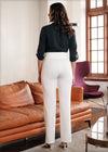 High Waist Straight Leg Pant - Short Length - 040923