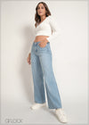 Light Blue Low Waist Jean - 080624