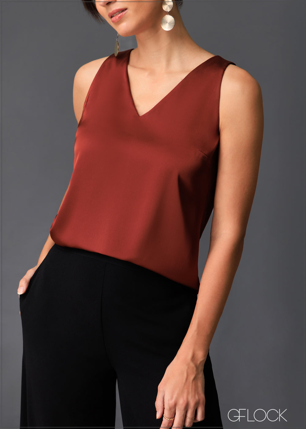 V-Neck Tank Top - 020525