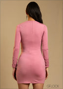 Long Sleeve Mini Dress - 240925