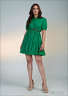 Tiered Shirt Dress - 050724