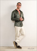 Long Sleeve Normal Collar Shirt - 200925