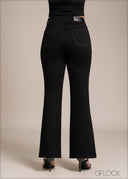 Black Bootcut Jeans - Long Length - 241225D