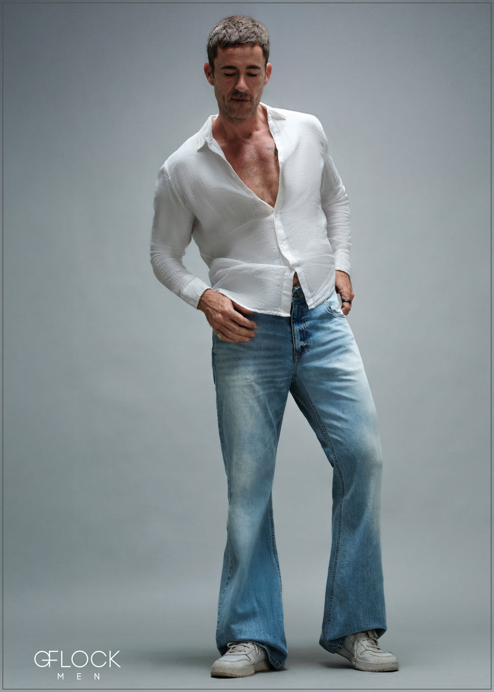 Men's Bootcut Jean - Short Length - 010925