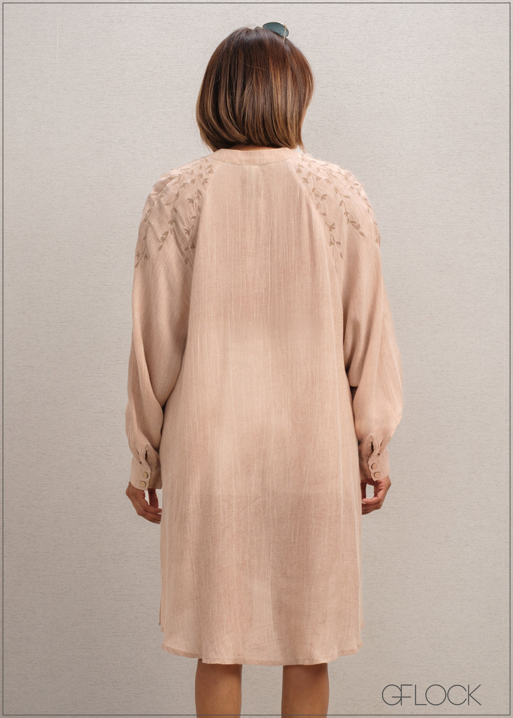 Embroidered Long Sleeve Top - 300625