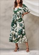 Printed Midi Dress - 260226