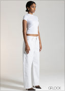 White Barrel Jean - Short Length - 120926