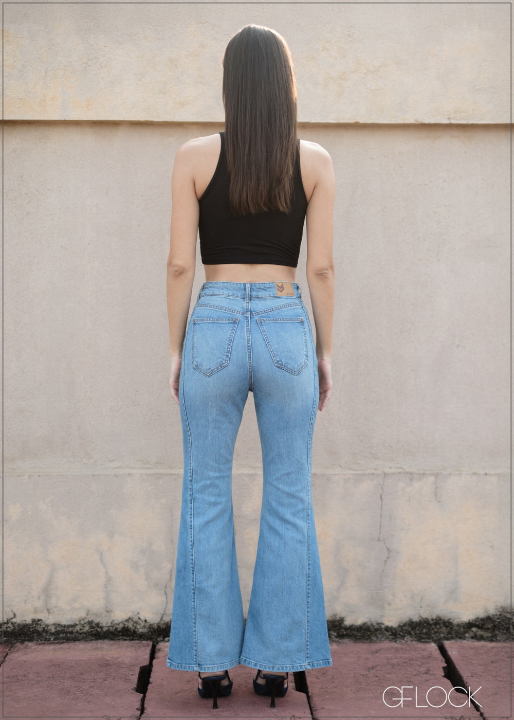 Front Split Jean - Long Length - 090425