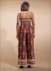 Border Printed Jumpsuit - 230725