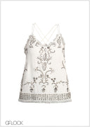 Hand Embellished Cami Top - 271225