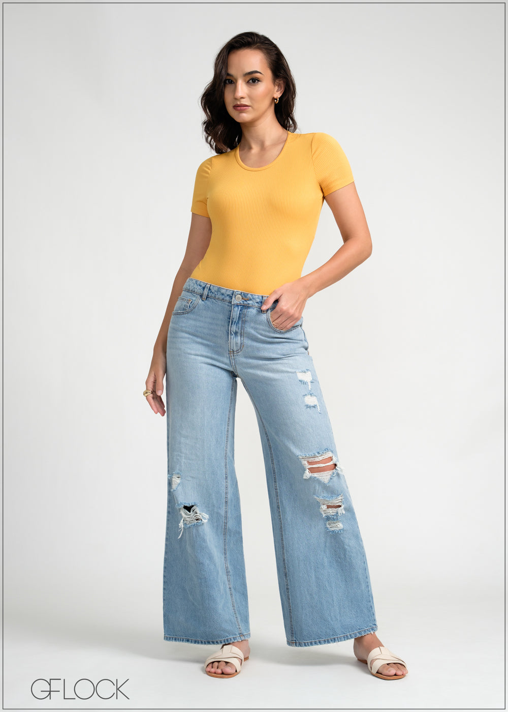 Round Neck Bodysuit - 090725