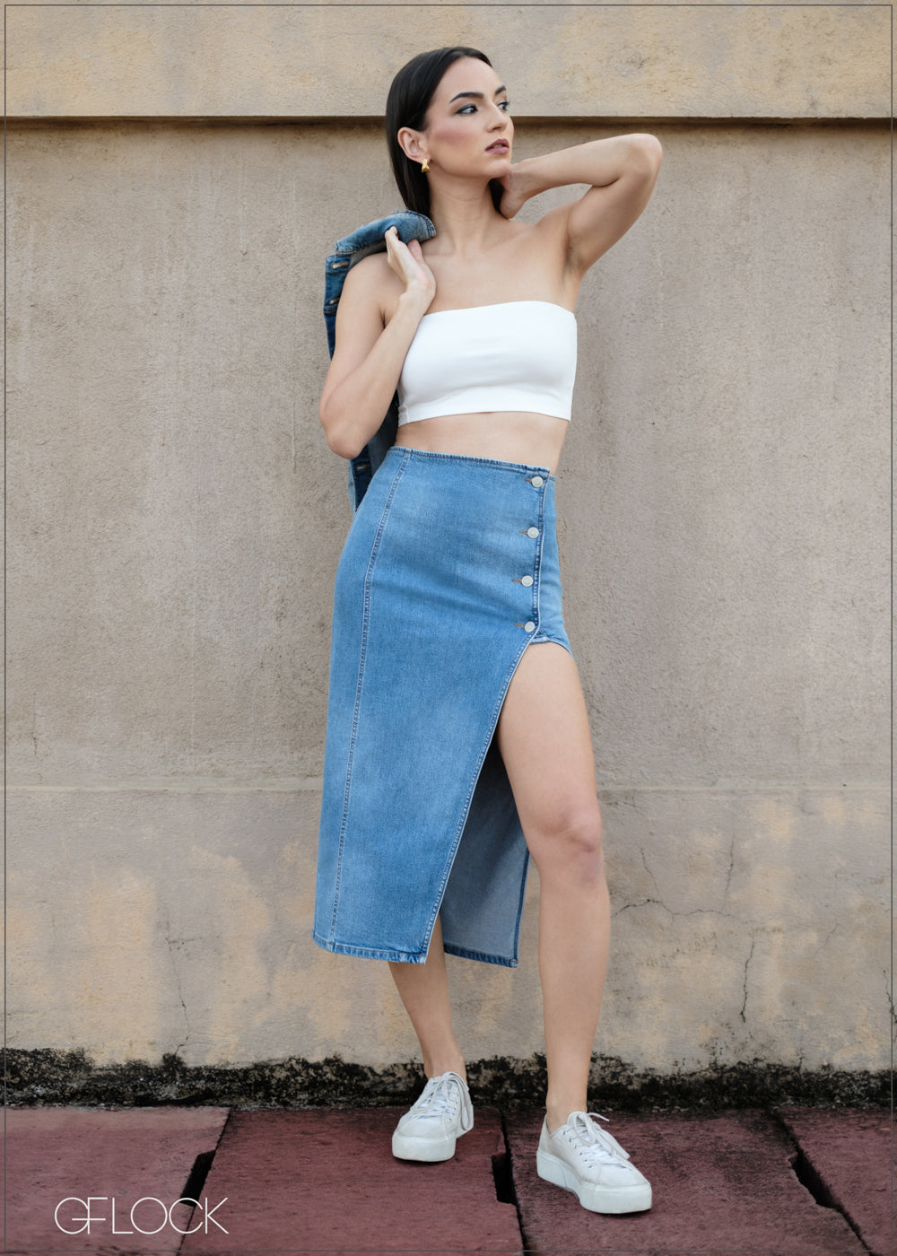Denim Skirt - 090425