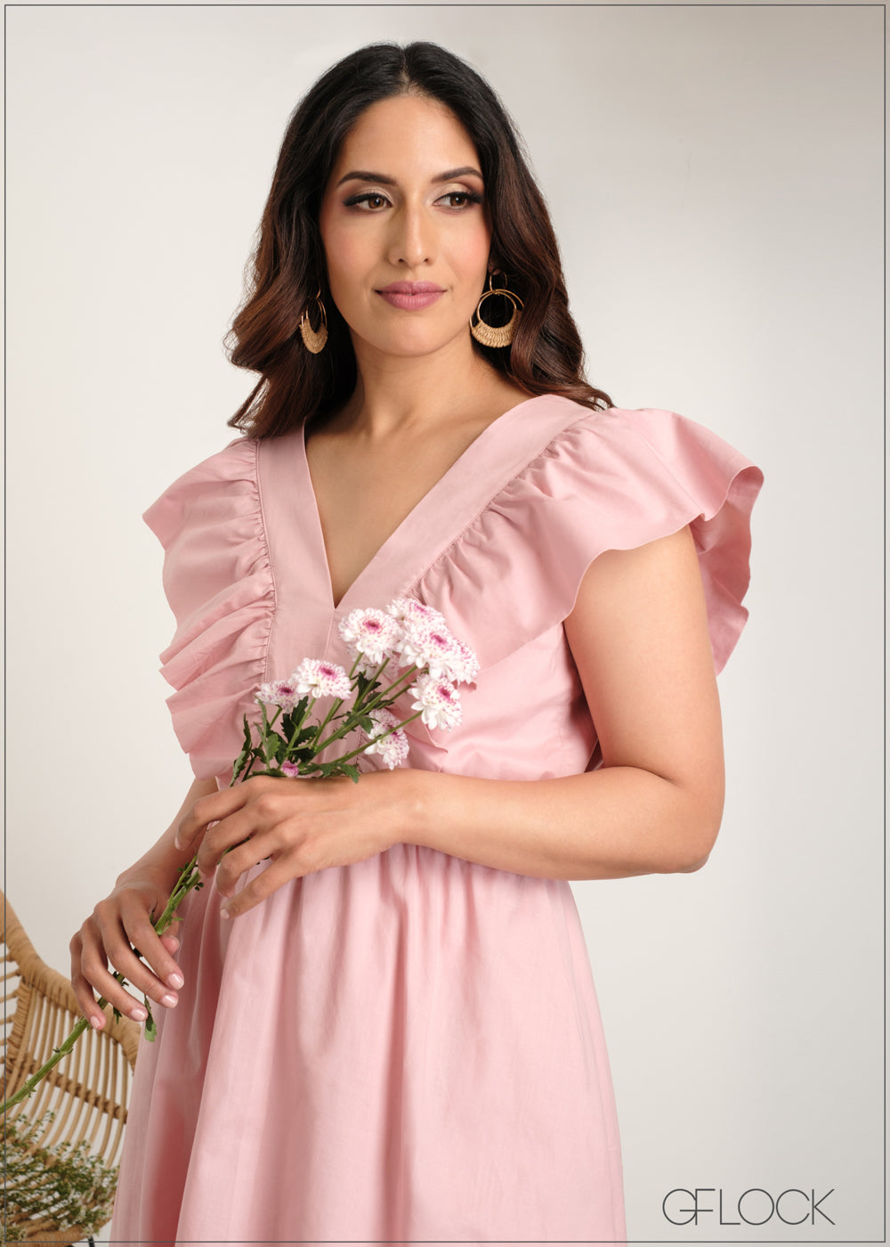 Frill Detail Mini Dress - 060625