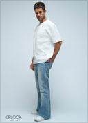 Textured Oversize T-Shirt - 110925