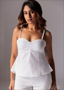 Strappy Gathered Top - 281225