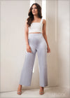 High Waisted Straight Leg Pant - 01 - 271023