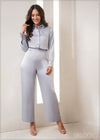 High Waisted Straight Leg Pant - 01 - 271023