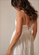 Strappy Cutlawn Dress - 190326