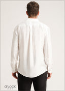 Half Placket Long Sleeve Shirt - 171024