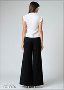 V-Neck Top - women’s top alternate view - GFLOCK Sri Lanka