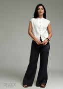 Laceback Linen Pant - 271026