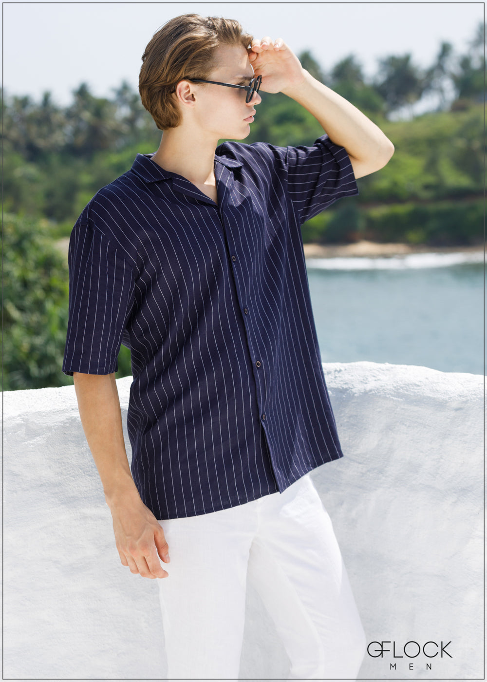 Striped Revere Collar Shirt - 280324 - 02