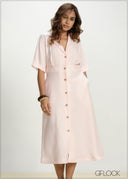 Resort Collar Dress - 130826