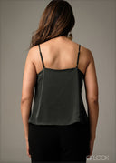 Strappy Cowl Cami Top - 051225