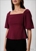 Puff Sleeve Top - 230926W