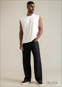 Cut Sleeve T-Shirt - 081026