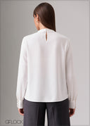 Box Pleat Detail Top - 120126
