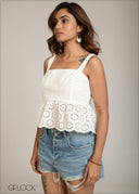 Cutlawn Peplum Top - 301026