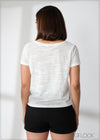 V-Neck T-Shirt - 220124