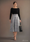 Circle Skirt With Belt - 060524