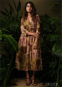 Printed Shirt Dress - 210326